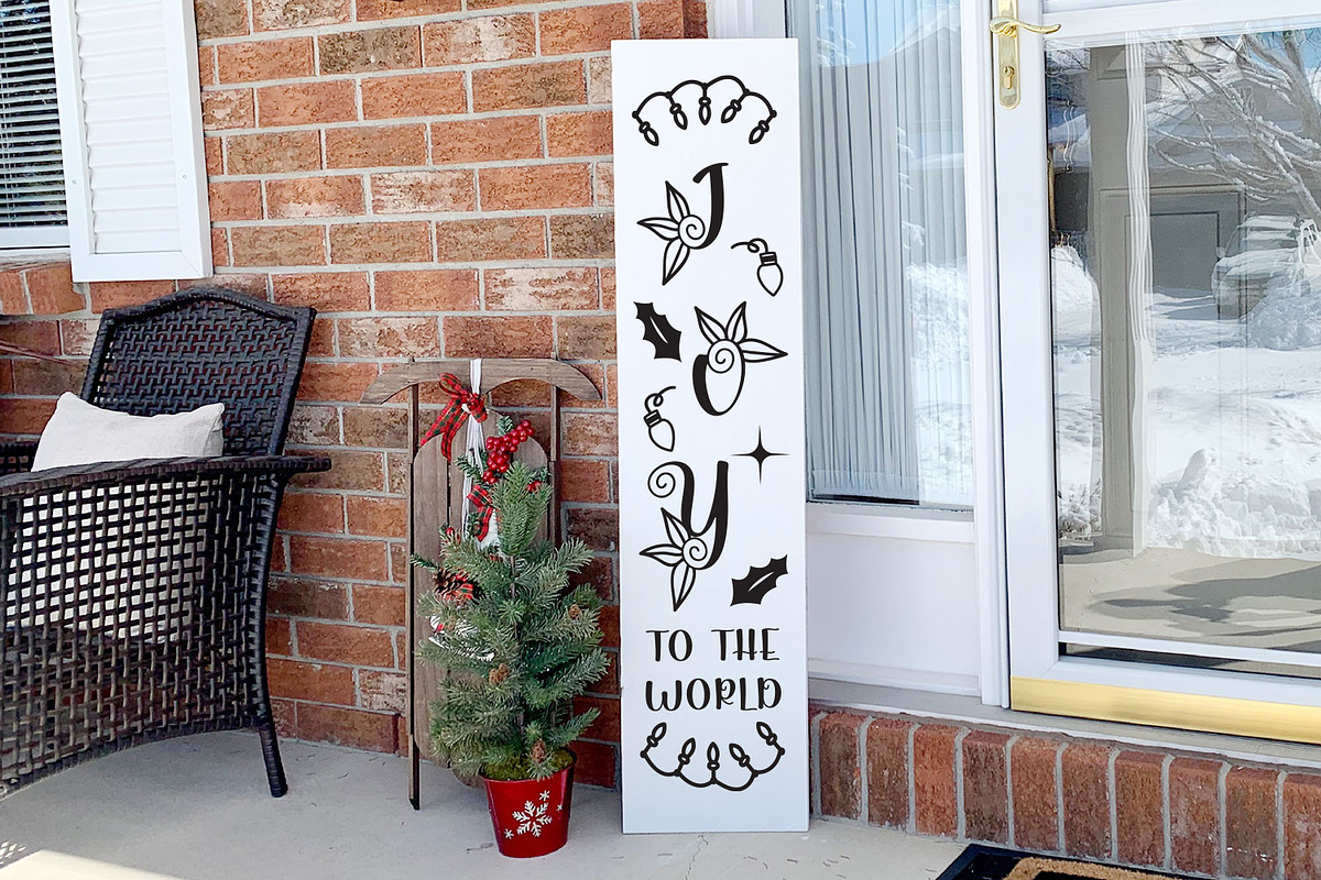 Christmas Porch Sign SVG Bundle, an Illustration by Dasagani (Photo 10 of 12)