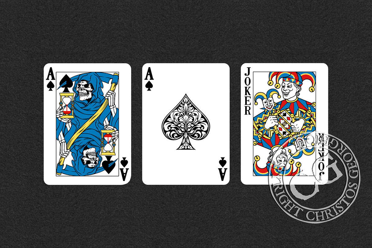 Playing Cards Vintage Deck Design, an Object Illustration by Christos Georghiou (Photo 2 of 10)