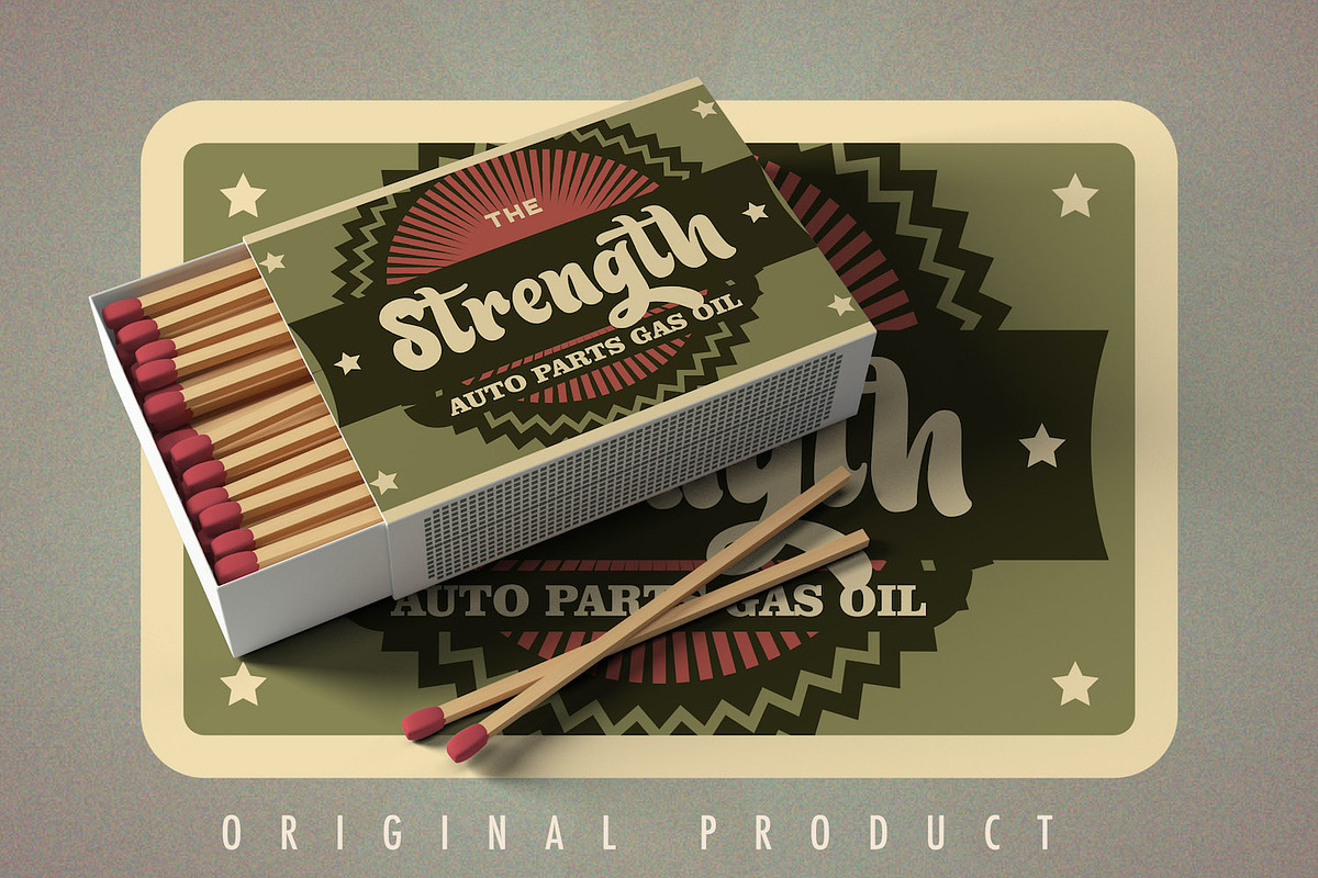 Patric Zihva - Retro Bold Script Fon, a Script Font by StringLabs (Photo 6 of 15)