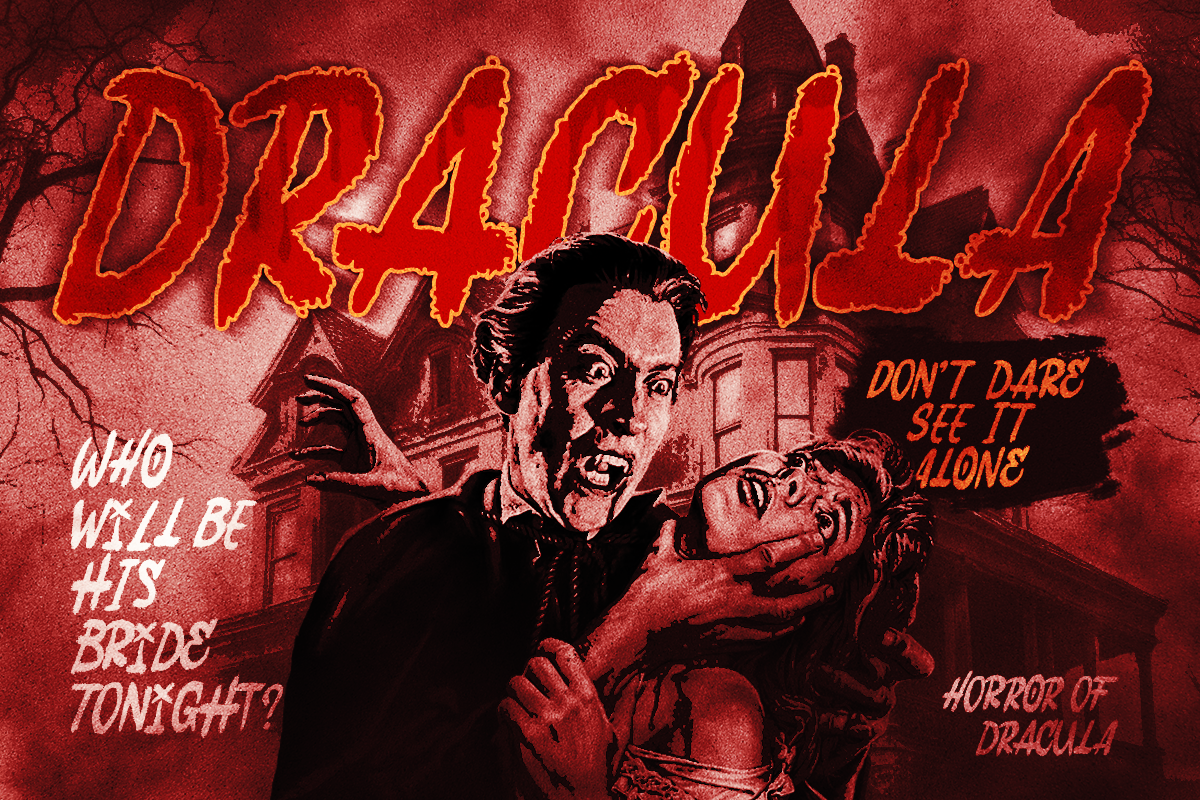 Hellstone - Horror Font, a Handwritten Font by RagamKata (Photo 3 of 12)