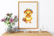 Whimsical Summer Duck Clipart, an Illustration by GatewayDesign (Thumbnail 5 of 5)