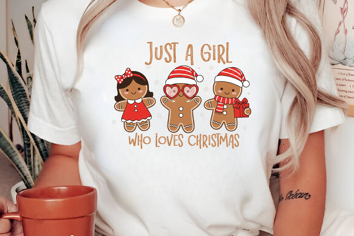 Just a Girl Who Loves Christmas Png, an Illustration by Libby Wishes (Photo 2 of 8)