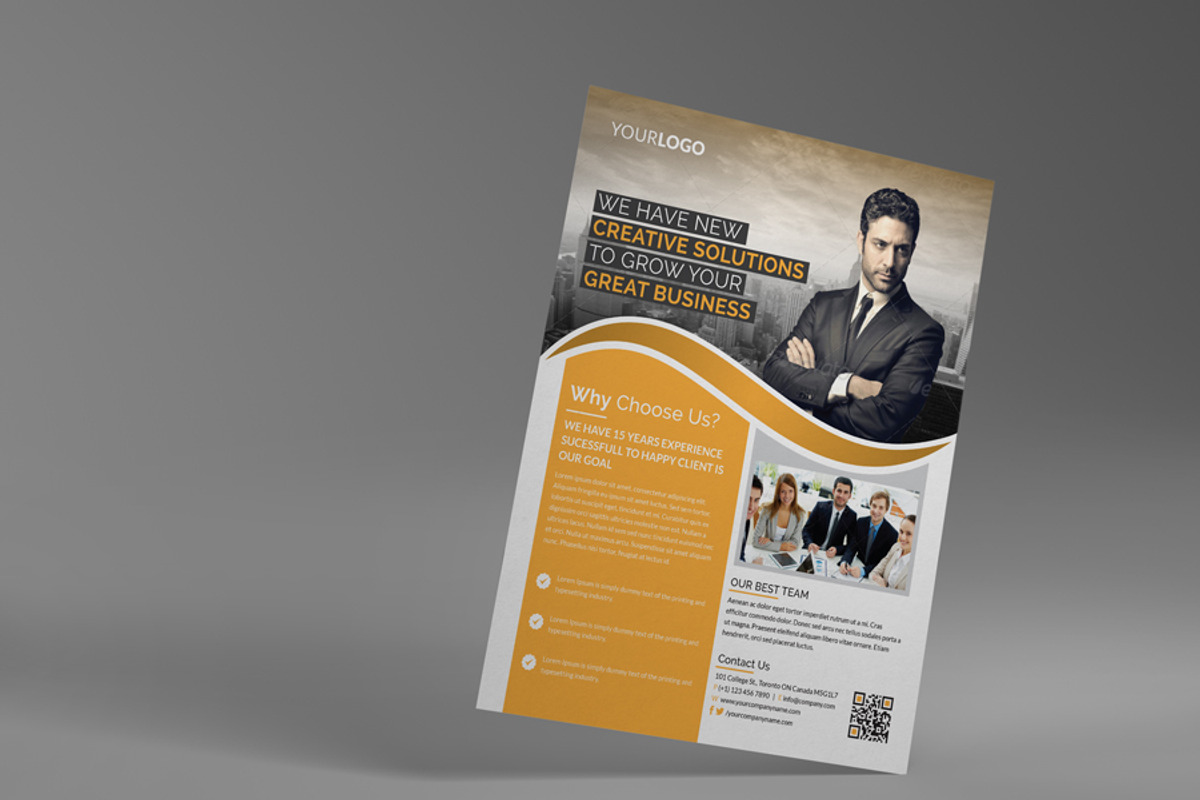 Corporate Flyer, a Flyer Template by RQ Designs (Photo 5 of 6)