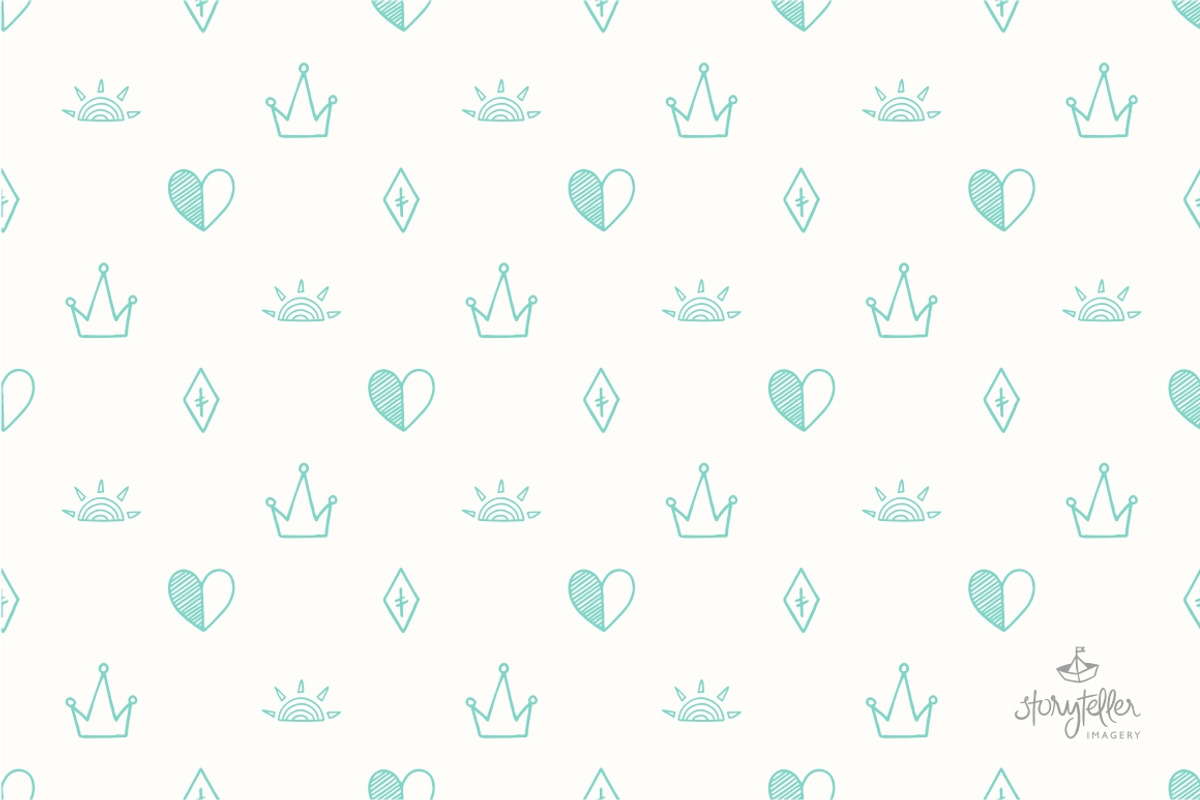 100 Doodle + 5 Seamless Patterns, a Decorative Illustration by Storyteller Imagery (Photo 7 of 8)