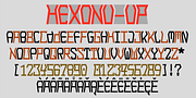 Hexonu, a Sans Serif Font by Ingrimayne Type (Thumbnail 7 of 8)