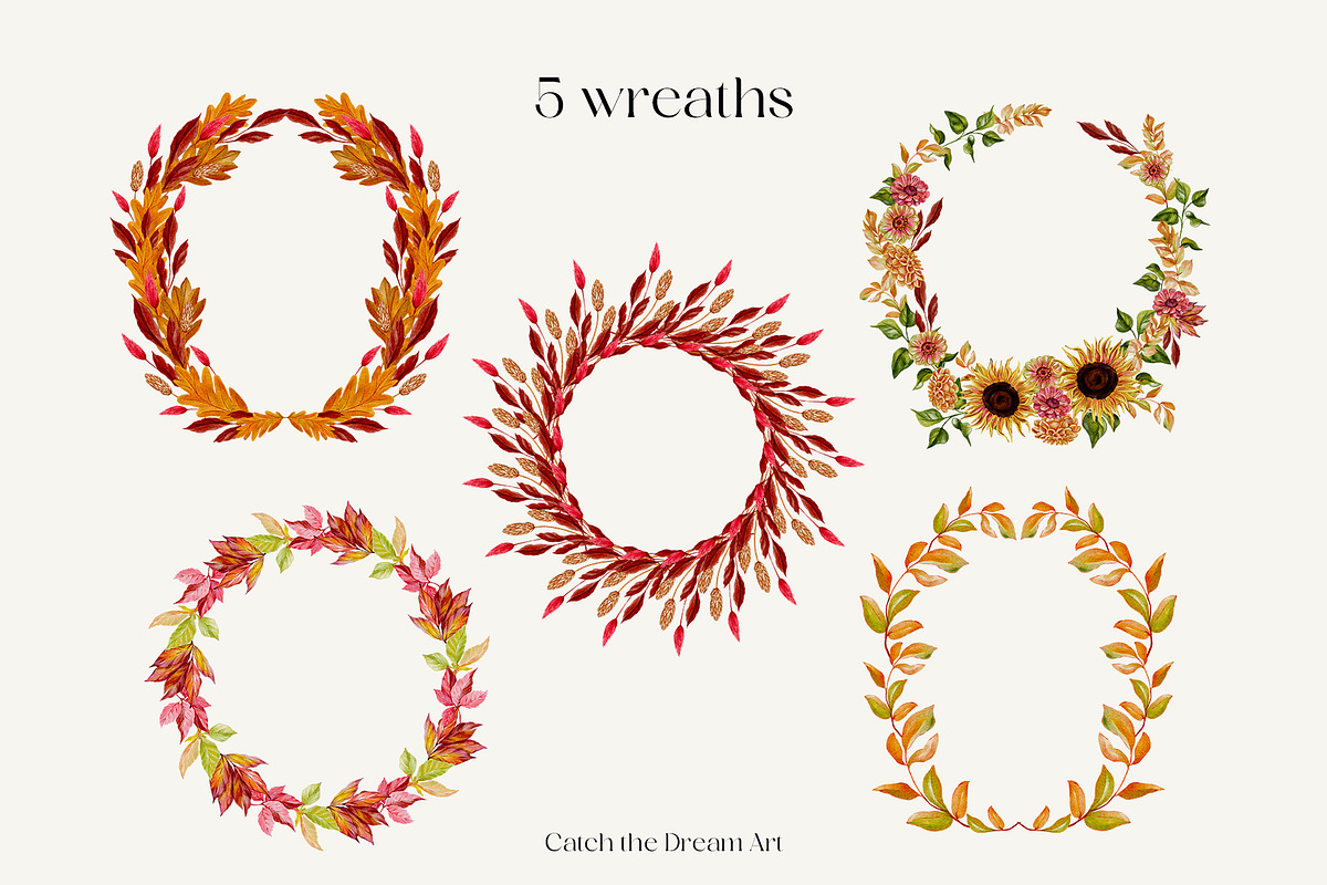 Harvest Festival Autumn Watercolor, a Seasonal Illustration by Catch the Dream Art (Photo 11 of 12)