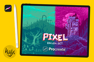 Pixel Brushset for Procreate