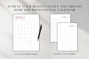 2025 Printable Calendar Template, a Stationery Template by BRANDcontent (Thumbnail 3 of 7)