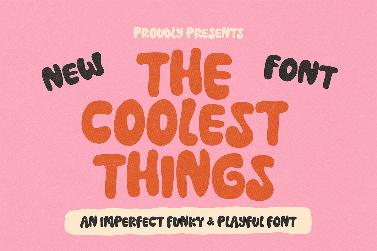 THE COOLEST THINGS - FUNKY FONT, a Handwritten Font by Maria Feliz Fonts (Photo 1 of 10)