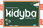 Kidyba | Playful Font Display, a Sans Serif Font by twinstd (Thumbnail 1 of 11)