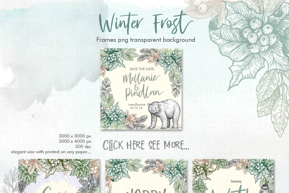 WINTER FROST Script + SVG + Bonus, a Script Font by Olexstudio (Photo 11 of 19)