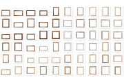 Realistic wooden frames bundle PNG, an Object Illustration by Bubert Art (Thumbnail 2 of 10)