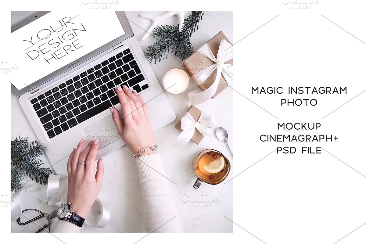 Animated Instagram photo. Mockup # 7, a Social Media Template by Una Matison (Photo 2 of 3)