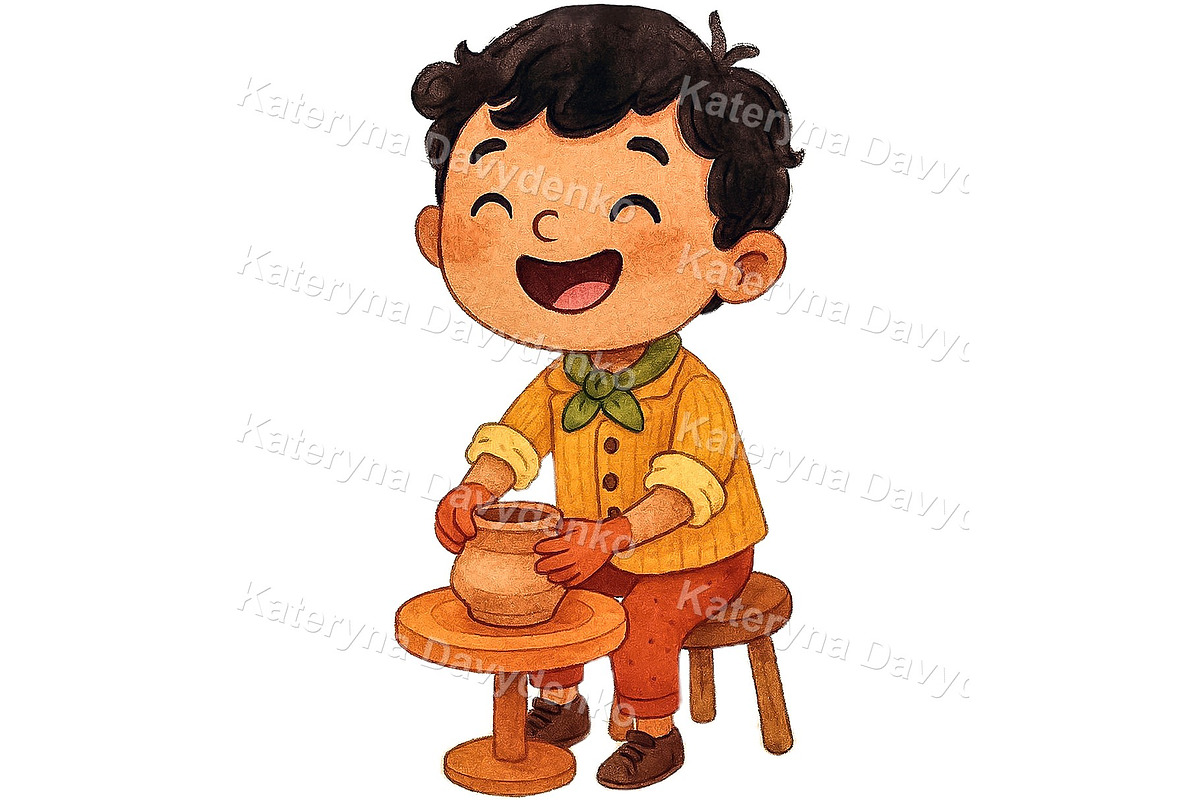 Creative kids clipart PNG set, an Education Illustration by Bubert Art (Photo 3 of 5)