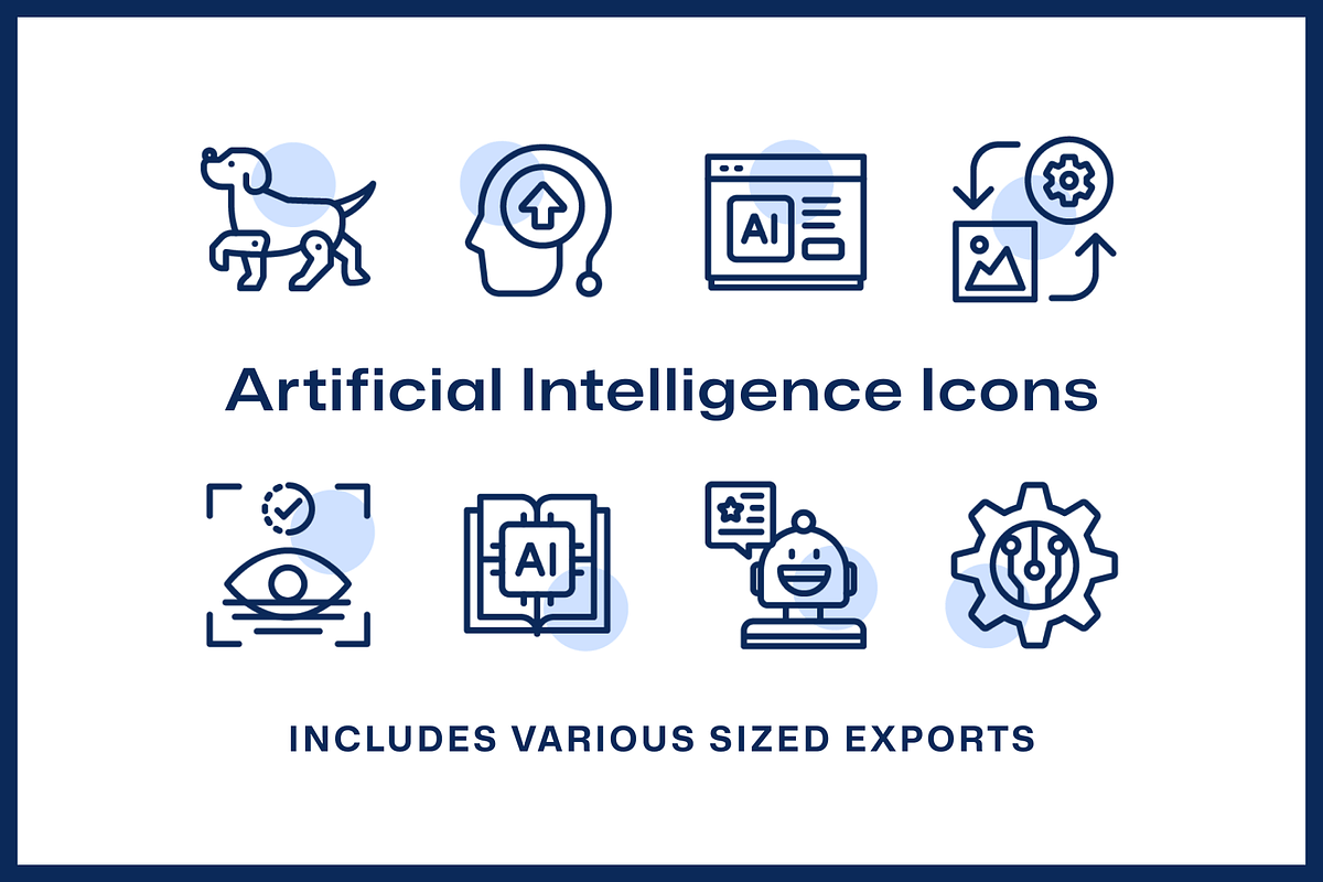 48 Artificial Intelligence Icons, an Icon by Furnace (Photo 4 of 5)