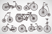 Retro Vintage Bike PNG PDF EPS, an Object Graphic by AlexZeL (Thumbnail 1 of 6)