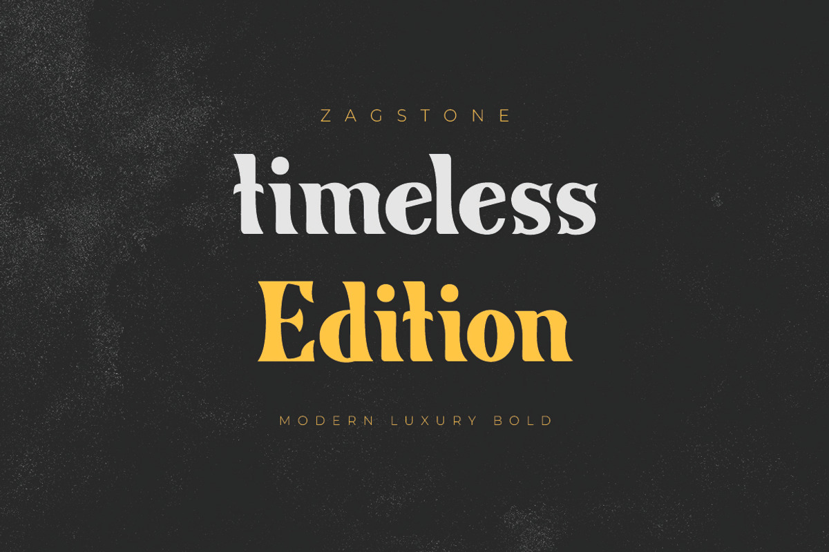 Zagstone - Modern Luxury Bold Serif, a Font by INSPR STD (Photo 6 of 10)