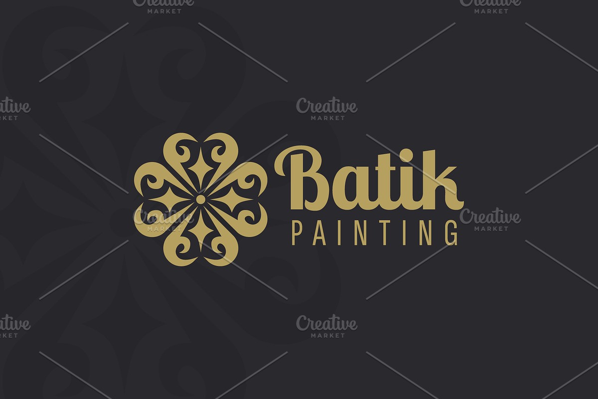 Batik logo vector icon illustration, a Branding & Logo Template by Dyn Studio