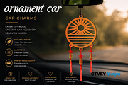 Beach Sunset Car Charms laser Cut, an Object Graphic by OTVEY DESIGN (Thumbnail 13 of 13)