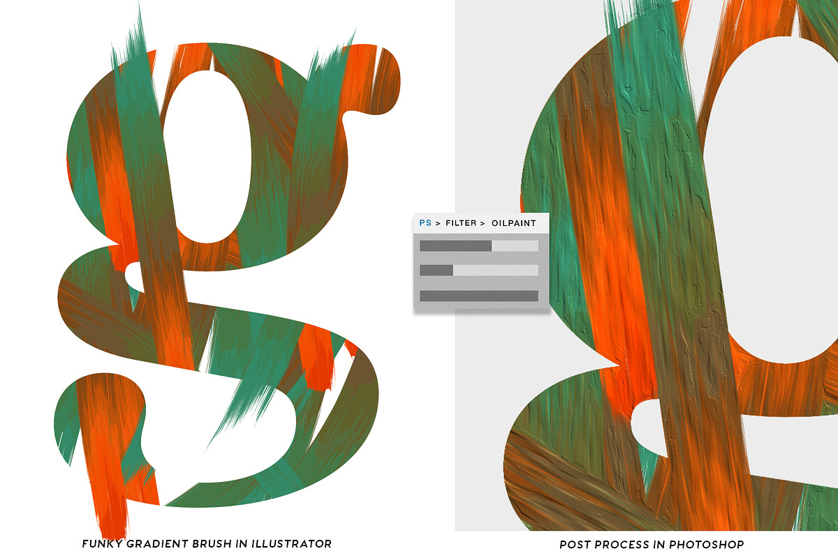 FX PAINT Illustrator Brushes preview 3