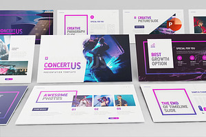 Music Event Powerpoint Template, a Presentation Template by GearShift