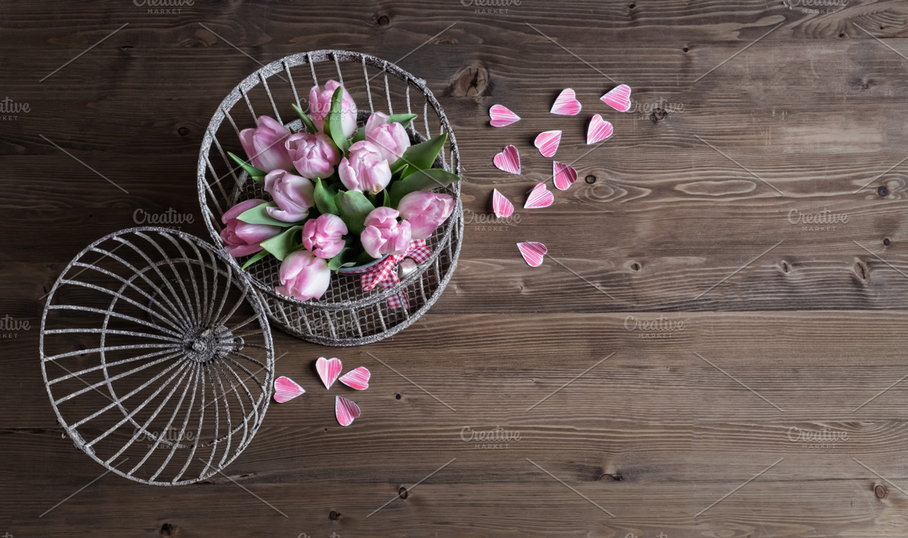 Valentines Day background. Spring, a Background Photo by Verlena's Corner