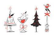 MERRY & CHIC, a Seasonal Illustration by Anastasy_helter (Thumbnail 3 of 13)