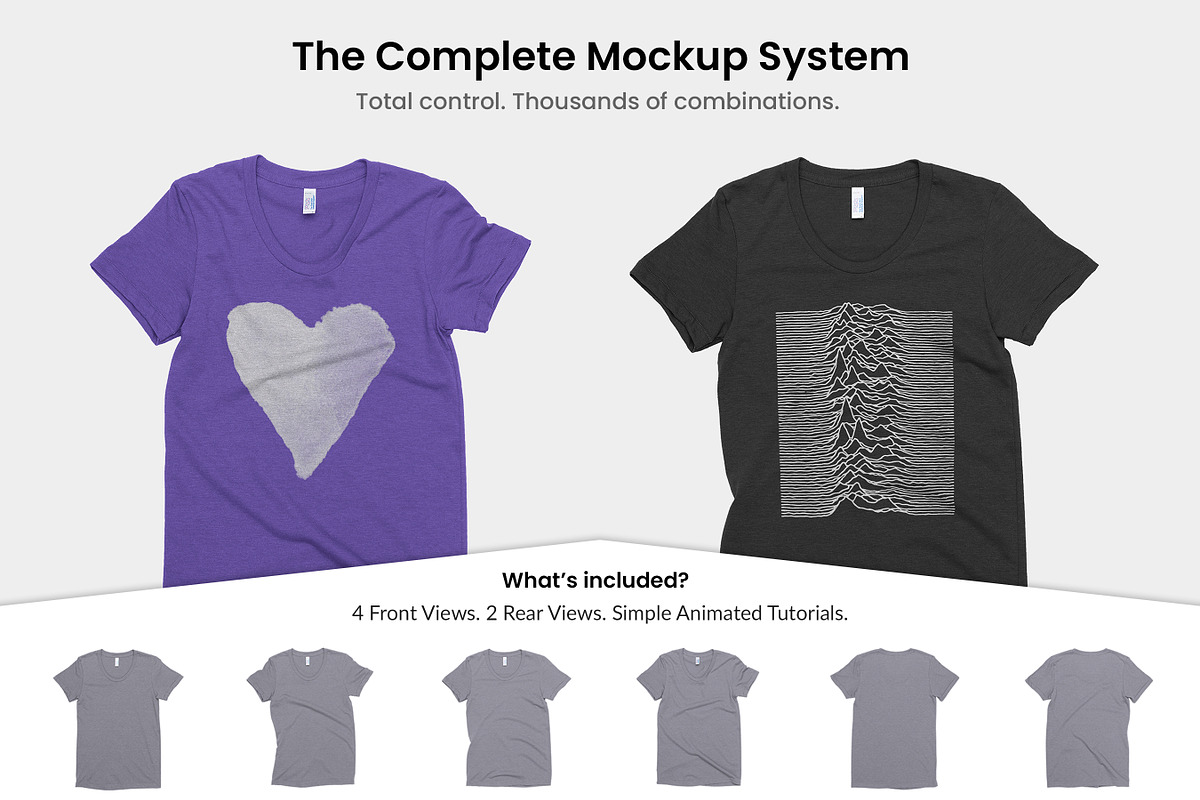 American Apparel TR301 Shirt Mockups, a Shirt Mockup by Photific (Photo 3 of 6)