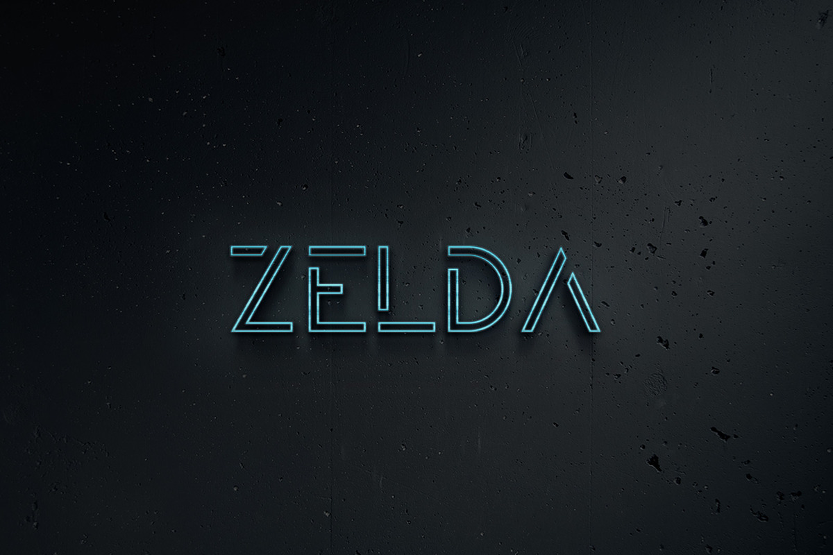 ZELDA typeface (OUTLINE)