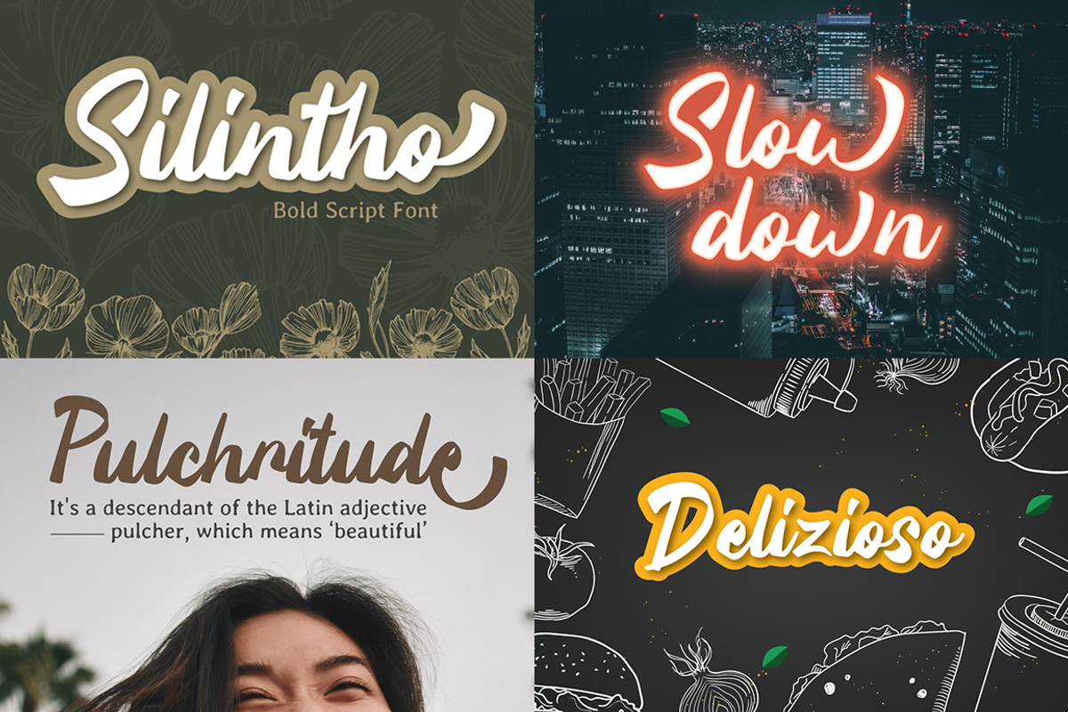 The Summer Vibes Font Bundles, a Sans Serif Font by Attype (Photo 12 of 16)