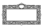 Vintage Rectangle Frame SVG Bundle, an Illustration by Designs_River (Thumbnail 5 of 31)