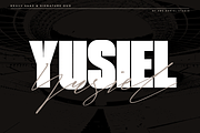 Yusiel, a Sans Serif Font by Abo Daniel Studio (Thumbnail 1 of 13)