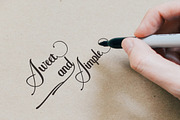 Anthony Script Font Duo, a Script Font by Areatype (Thumbnail 8 of 9)