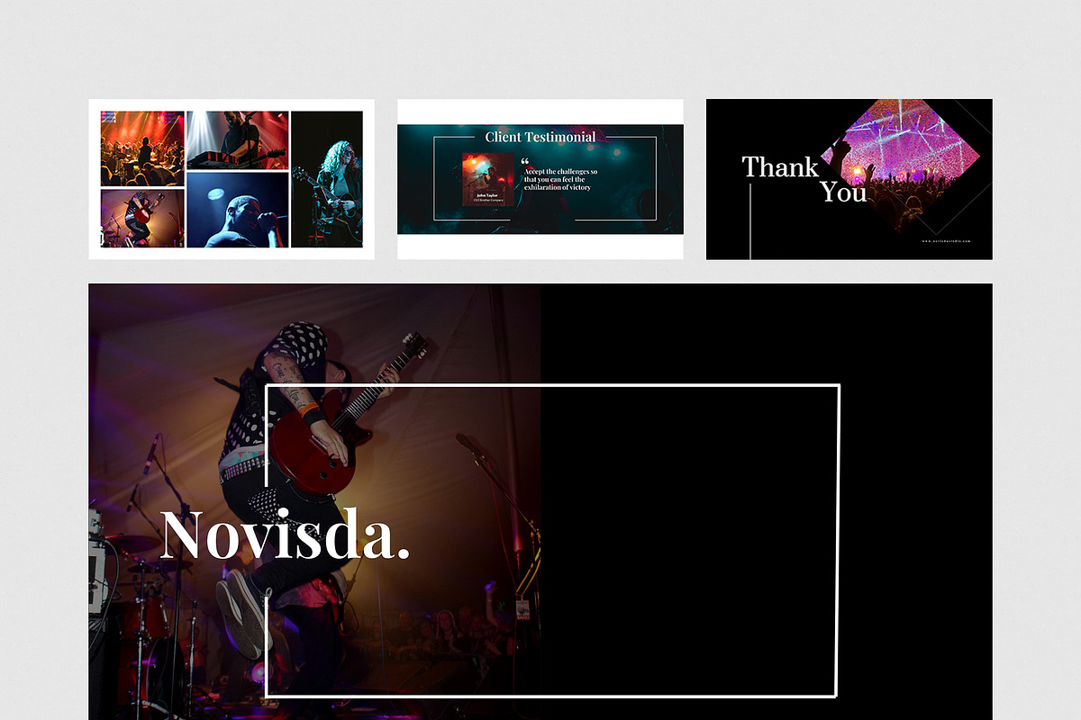 Novisda - Concert Google Slides, a Presentation Template by eunavia (Photo 7 of 7)