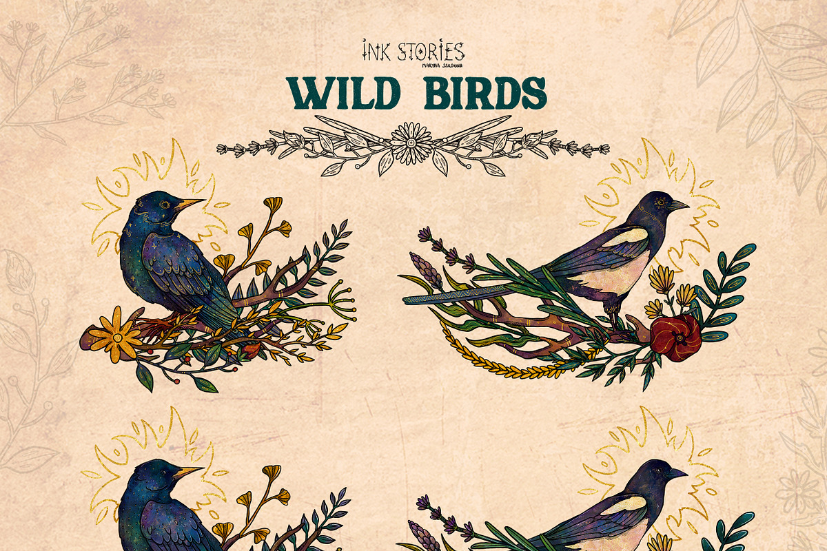 Wild Birds, an Animal Illustration by Ink Stories (Photo 15 of 20)