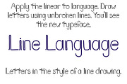 Font Line Drawing Style Modern, a Sans Serif Font by PageLightStudios (Thumbnail 2 of 4)