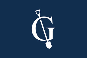 g letter shovel spade logo vector, a Branding & Logo Template by VASTARD STUDIO