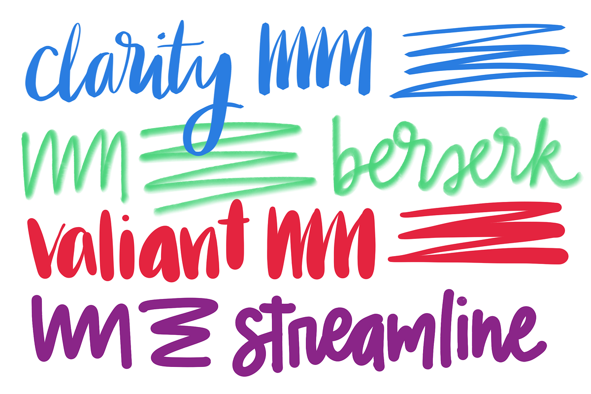 Procreate Lettering 4-Brush Bundle 2 preview 6