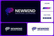 New Mind - Artificial Brain AI Logo, a Templates & Theme by Suhandi (Thumbnail 1 of 4)