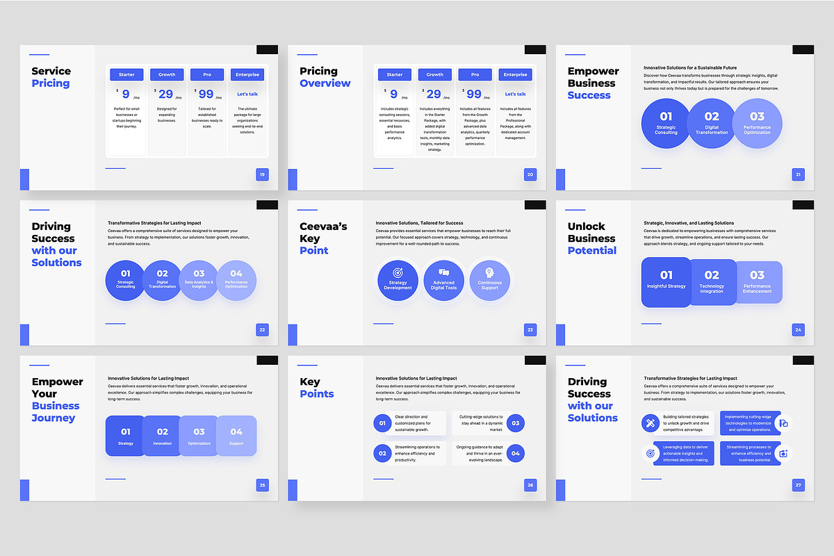 Ceevaa PowerPoint Template preview 7