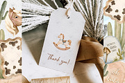 Little Cowboy Baby Shower Clipart, a Decorative Illustration by BigCakeBee (Thumbnail 4 of 4)