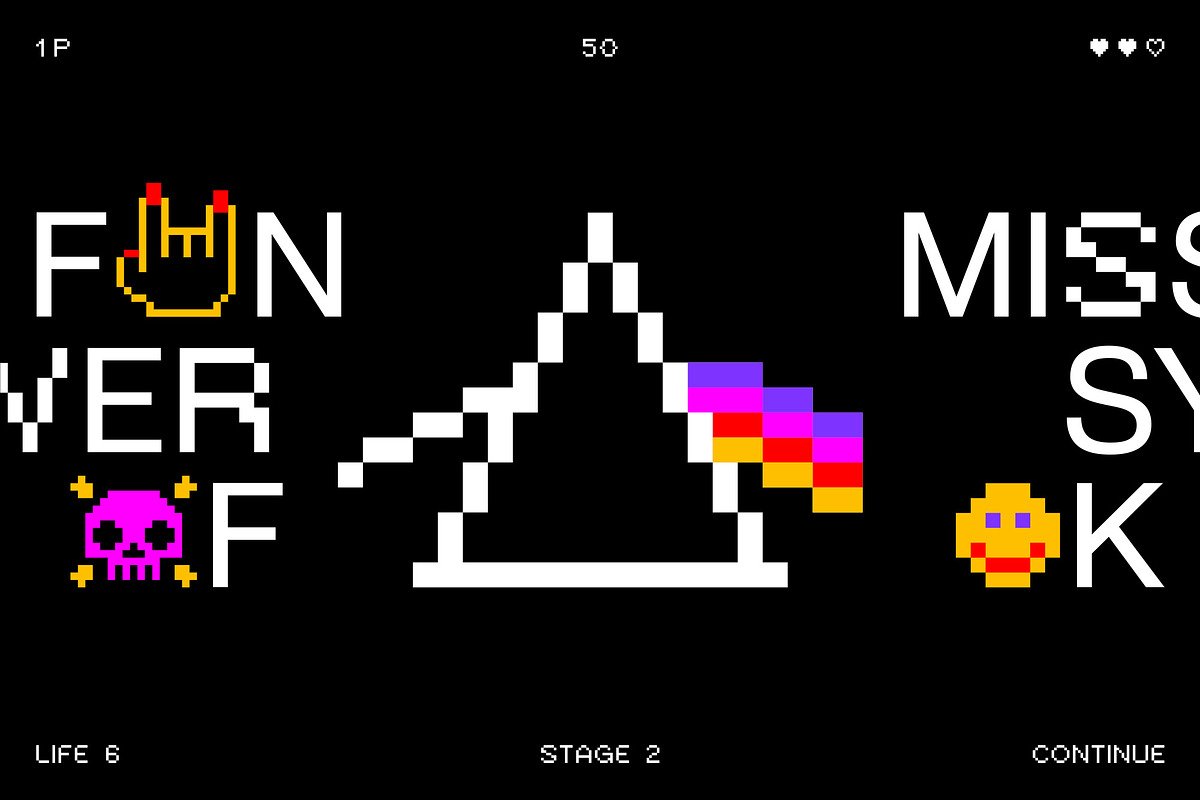 Pixelica. Color font, a Sans Serif Font by Foxys Type (Photo 2 of 8)