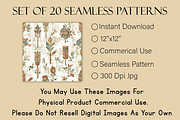 Boho Arrows and Feathers Pattern, a Pattern Graphic by Artful Prints (Thumbnail 3 of 3)