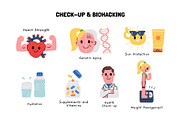 Longevity Lifestyle, a Healthcare Illustration by monkik (Thumbnail 6 of 6)