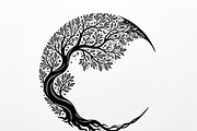 Elegant dream tree silhouette design, a Healthcare Illustration by Amazin_art (Thumbnail 8 of 43)