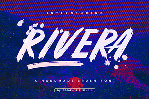 Rivera Brush Font
