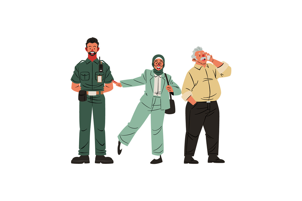 Professional Characters Illustration, a Work Illustration by SLAB! Design (Photo 2 of 3)