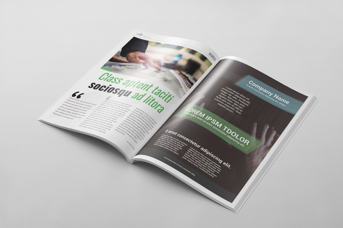 Magazine Template 54, a Magazine Template by pmvch (Photo 3 of 18)