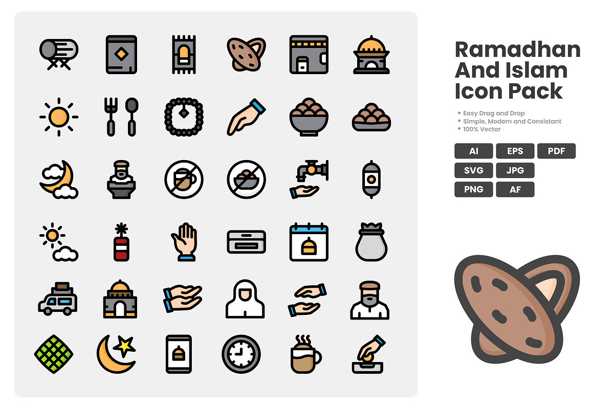 Ramadhan And Eid Icon Pack, a Duotone Icon by erifqizeicon (Photo 3 of 3)