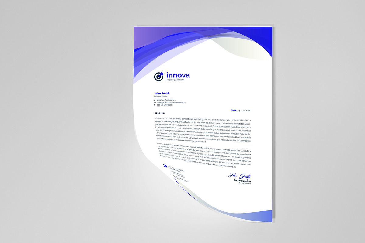 Letterhead, a Stationery Template by mdmijanur0187 (Photo 10 of 10)